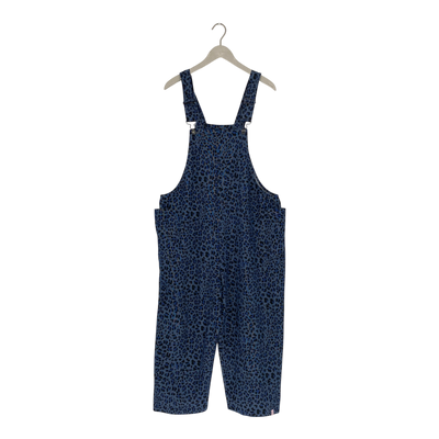 Aarre denim dungarees, blue leopard | woman M/L
