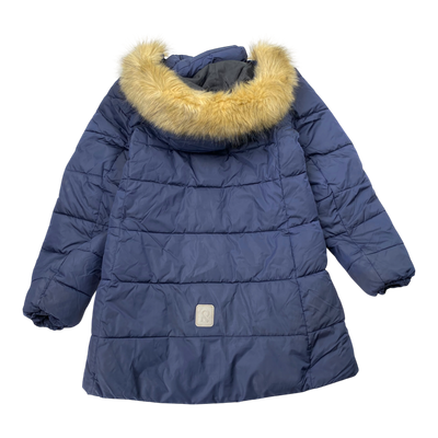 Reima lunta winter jacket, navy blue | 146cm