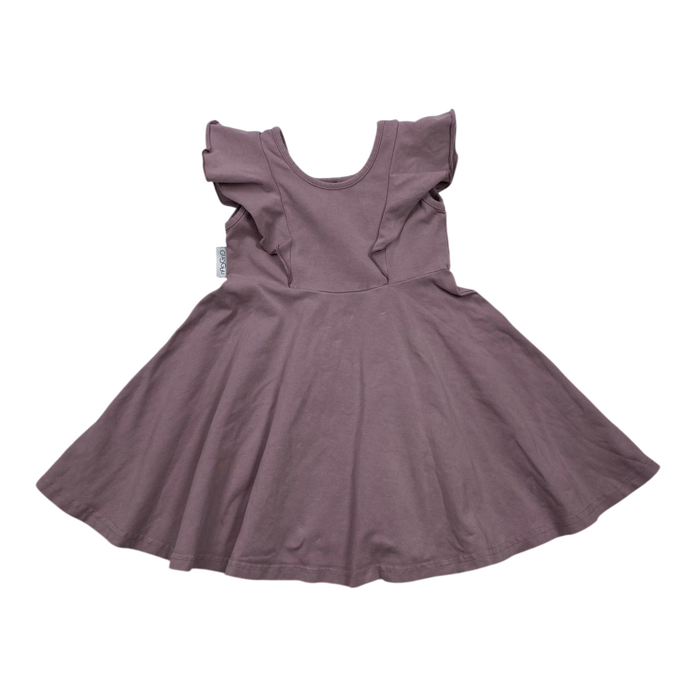 Gugguu t-shirt frilla dress, purple | 80cm