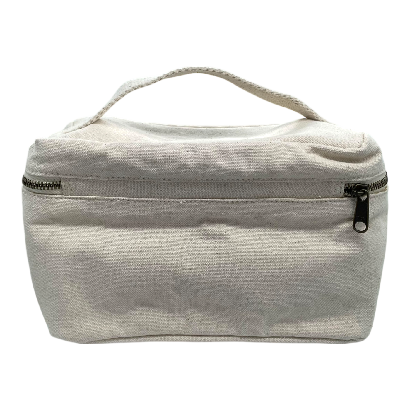 Holzrichter canvas toiletry bag, cream