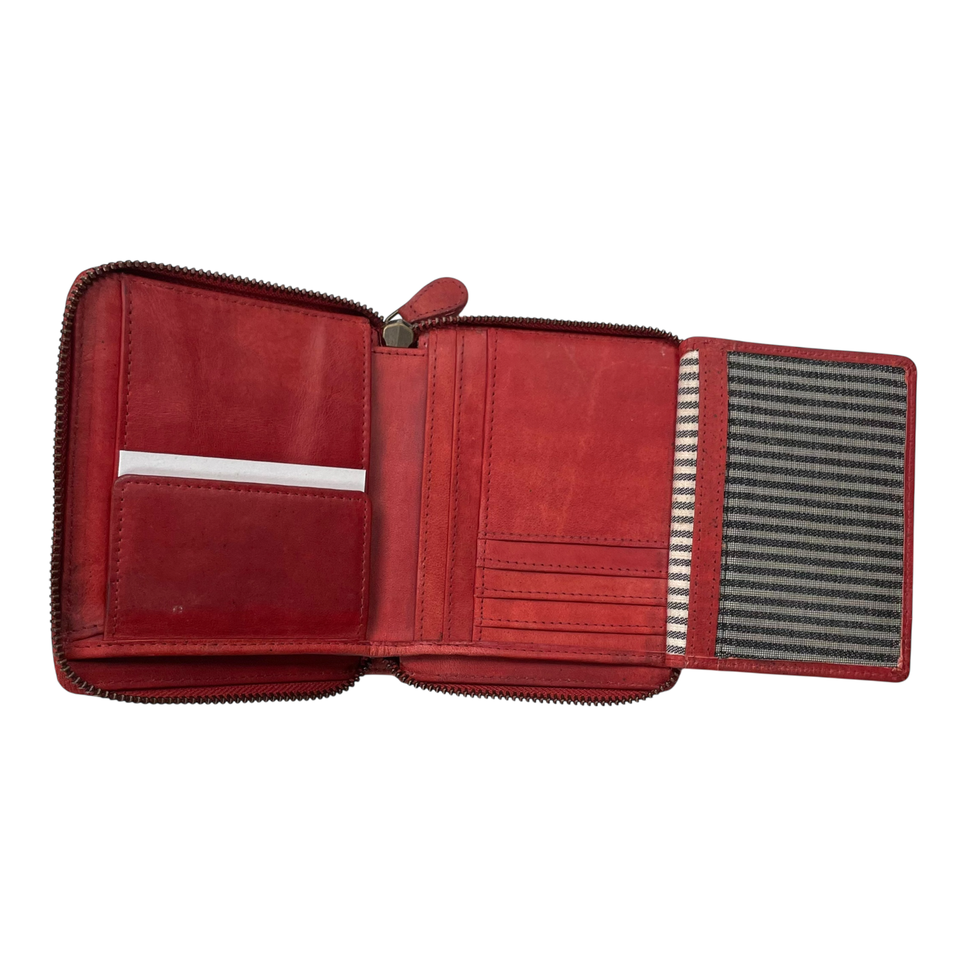 Holzrichter leather wallet, red