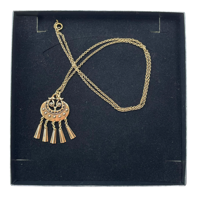 Kalevala Koru small kuutar necklace, bronze