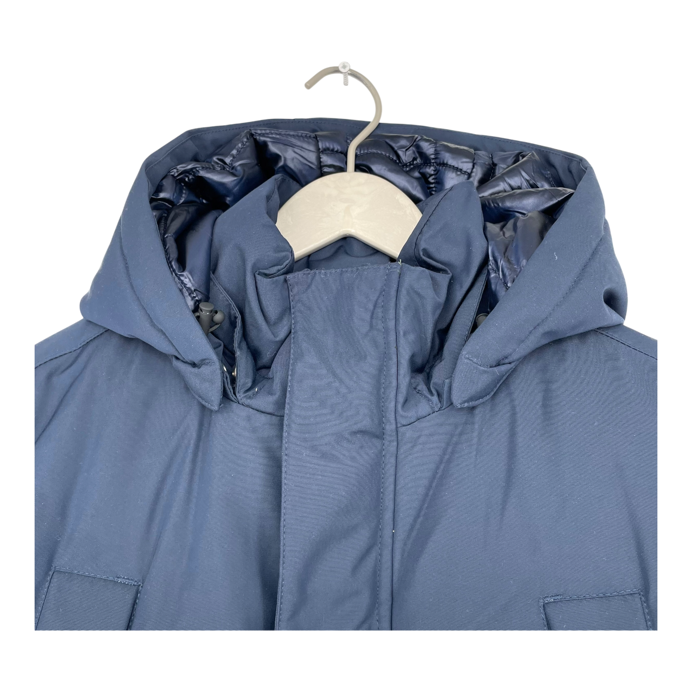 Embassy of Bricks and Logs haddock parka jacket, dark navy | unisex L
