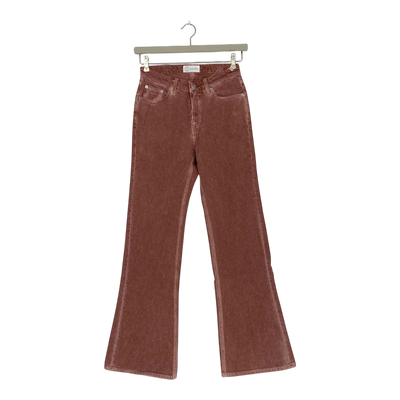 Mud Jeans isy flared jeans, terracotta | woman 26/32