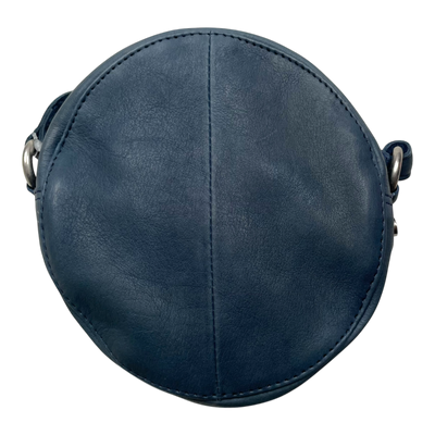 Harold's Bags leather galore shoulderbag circle, midnight blue
