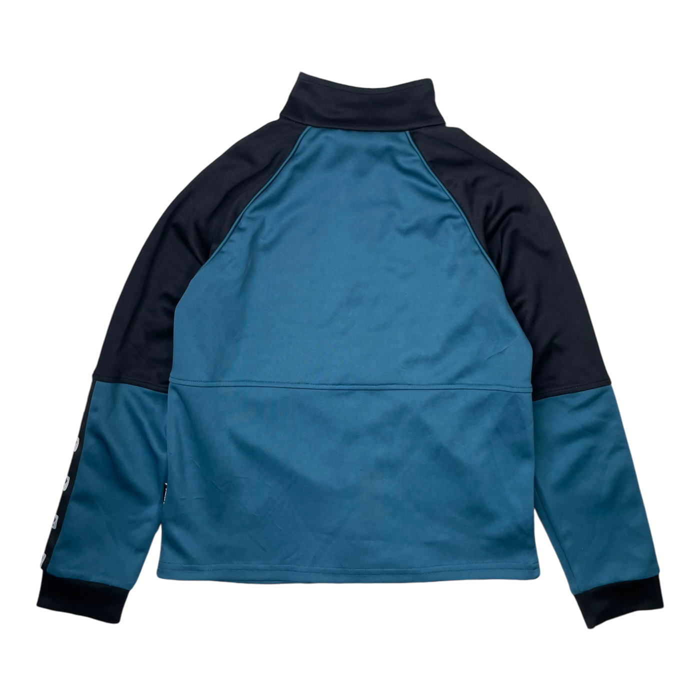 Reima verrari track suit jacket, black and teal | 152cm