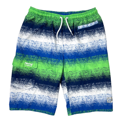 Reima sea beach shorts, abstract stripes | 146cm