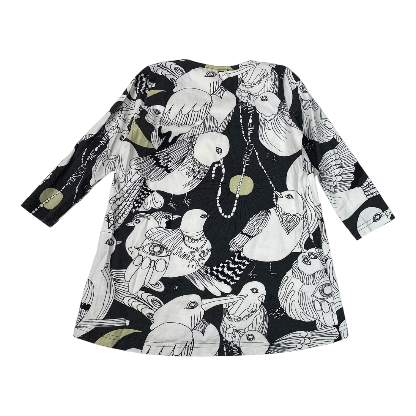 Vimma dress, birds | 90cm