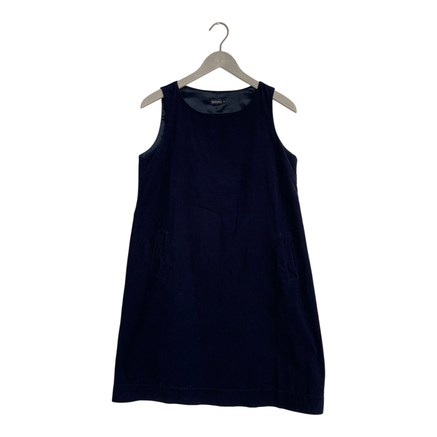 R-collection corduroy dress, midnight blue | woman M