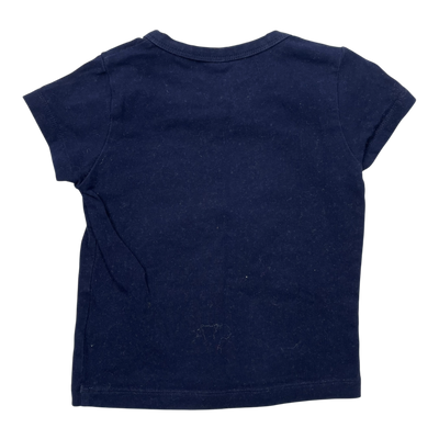 Mini Rodini basic t-shirt, midnight blue | 68/74cm