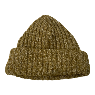 Papu merino wool giant beanie, olive green | woman