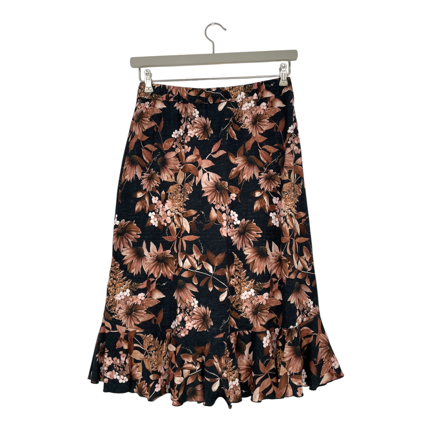 Versonpuoti tricot skirt, flower | woman M