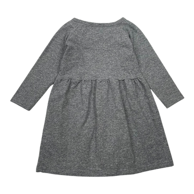 Papu sweat dress, grey | 86/92cm