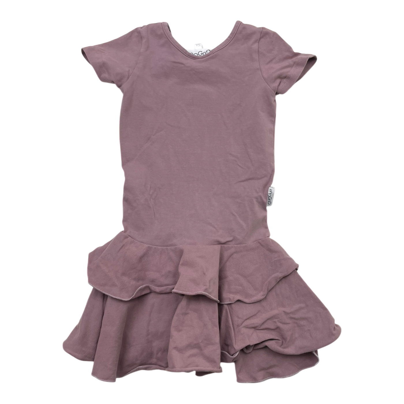 Gugguu t-shirt frilla dress, lavender | 104cm