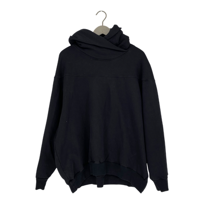Ommellinen giant hoodie, black | woman XL/XXL