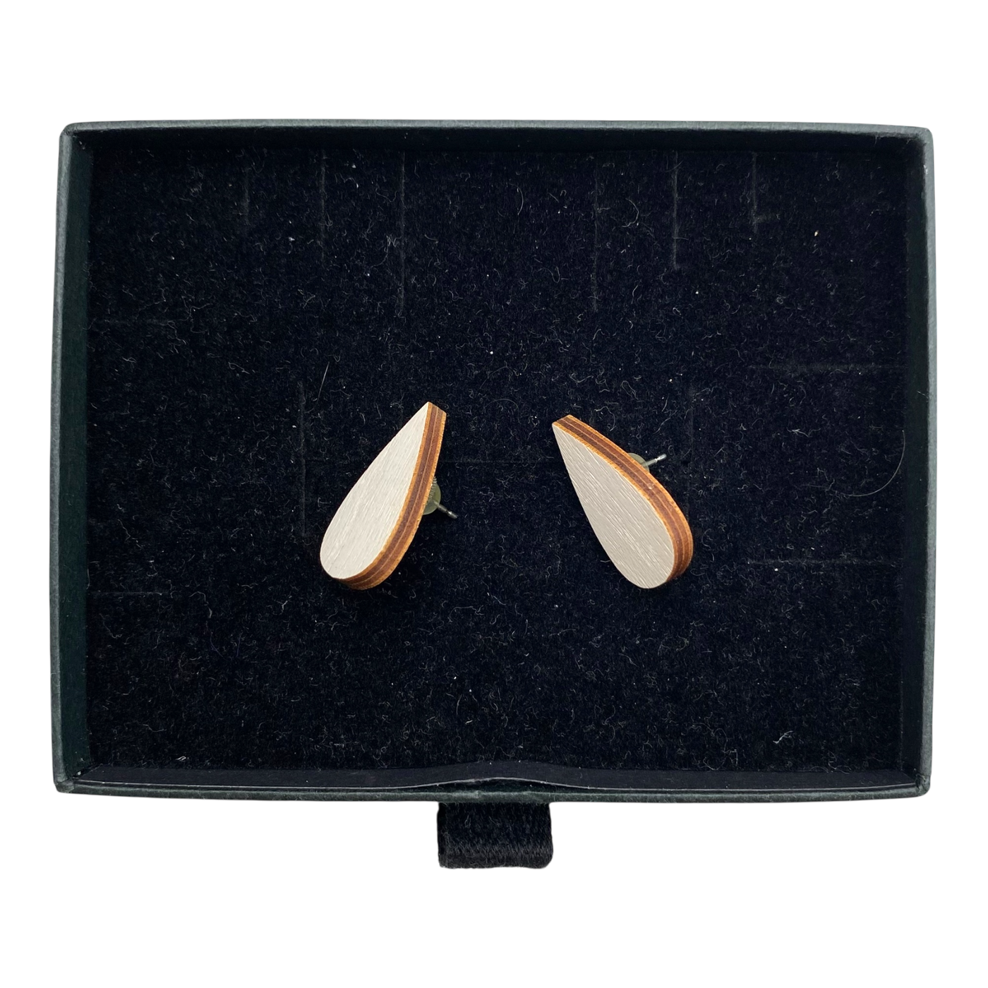 Uhana drop earrings, wood | onesize