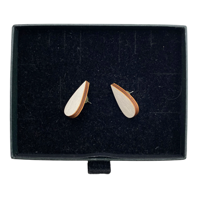 Uhana drop earrings, wood | onesize