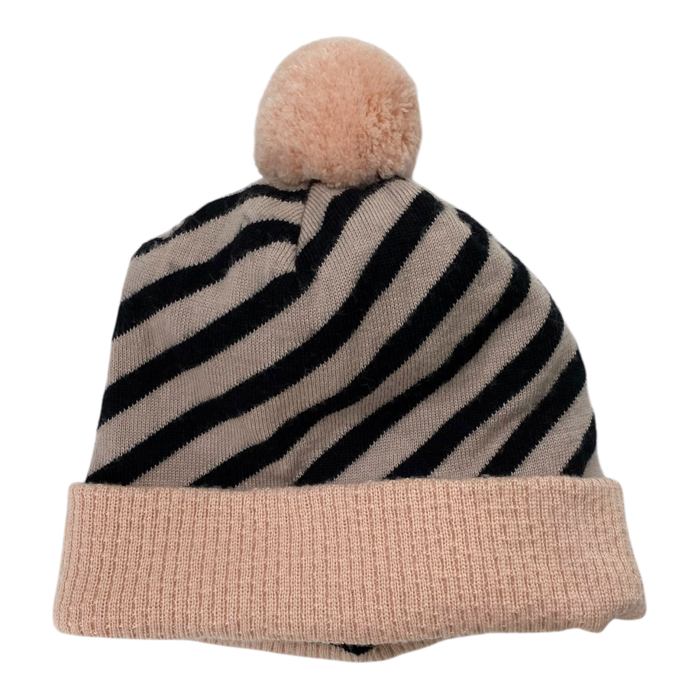 Papu merino pom beanie, pink | 3-5y