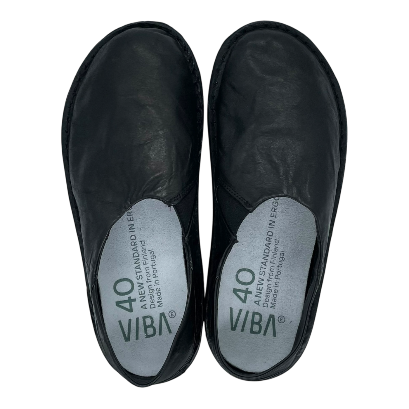 VIBAe Zuma leather shoes, preto black | 40