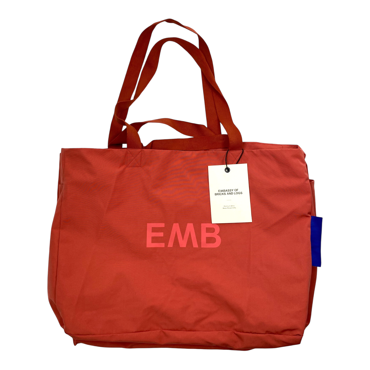 Embassy of Bricks and Logs dondo bag, burnt red