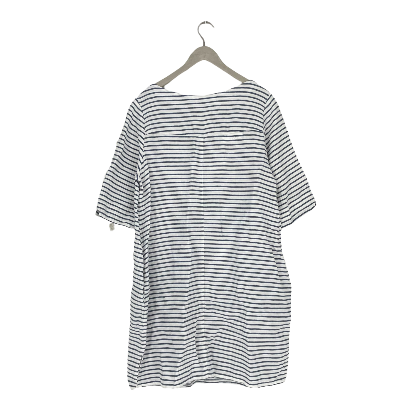 Bypias linen dress, stripes | woman M