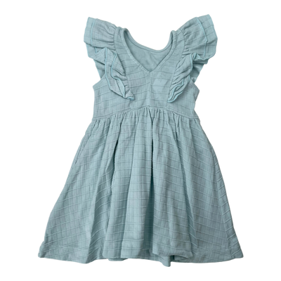 Mainio sleeveless frill dress, light blue | 86/92cm