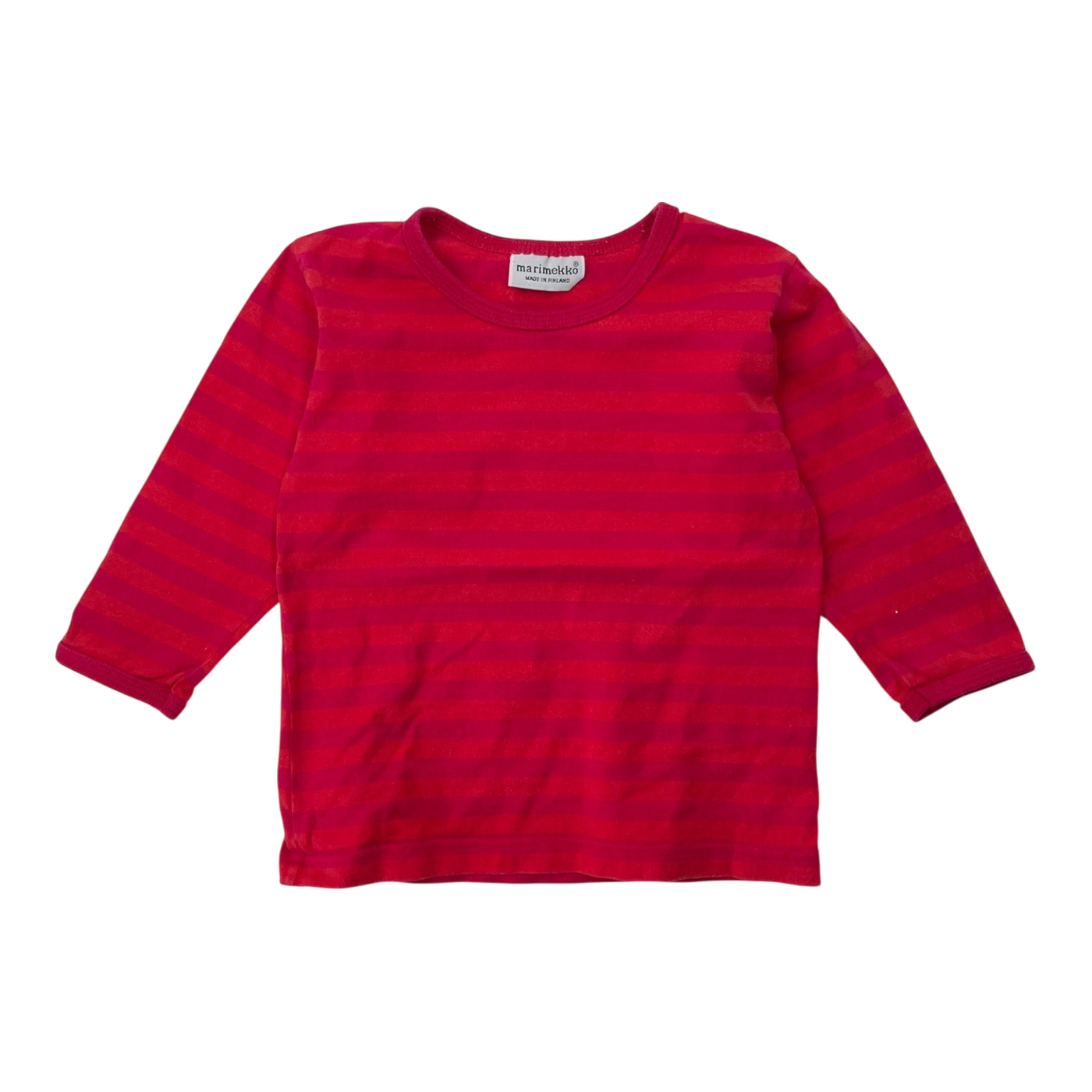 Marimekko stripe shirt, red | 80cm