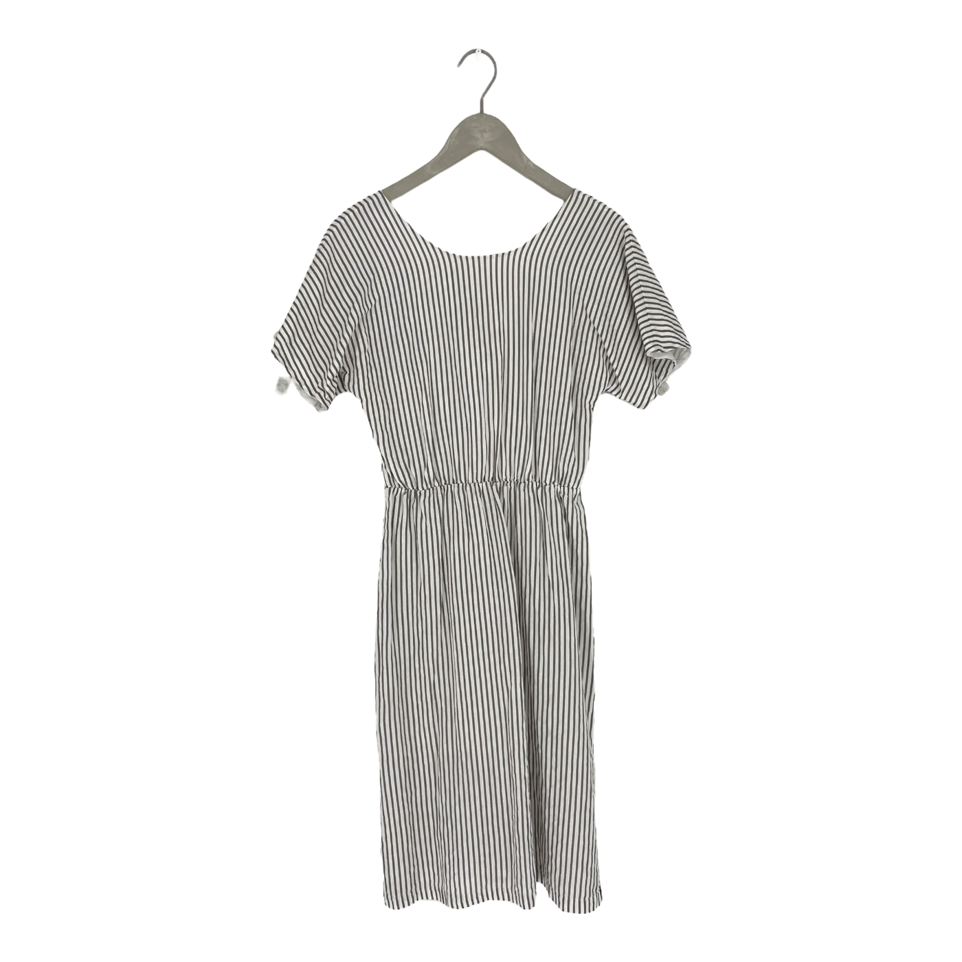 Kaiko linen wrap dress, falcon stripes | woman XS