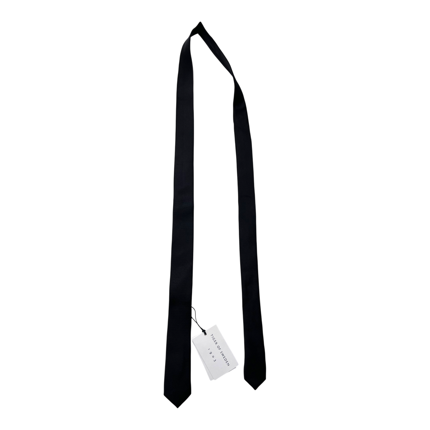 Tiger of Sweden tido5 silk tie, black