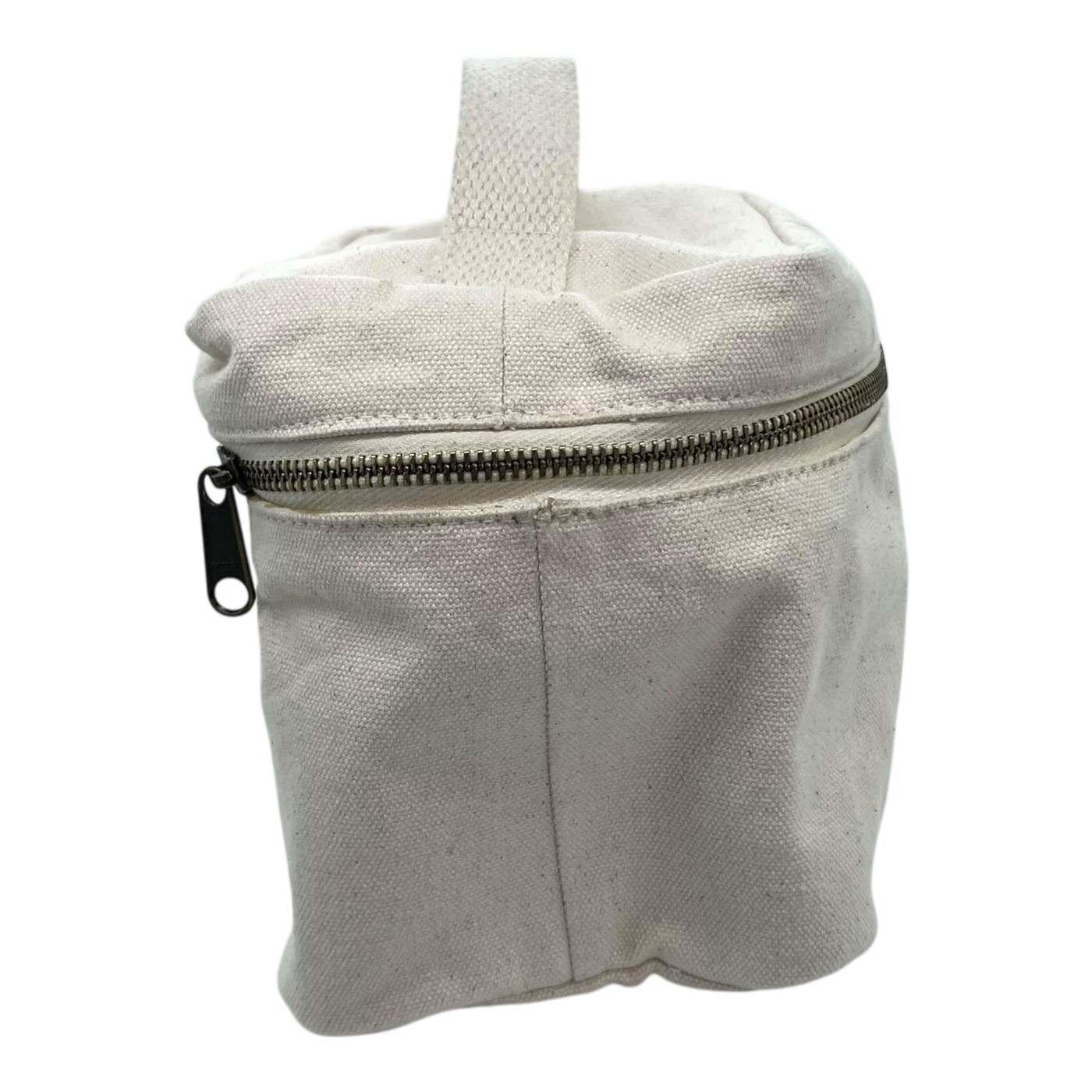 Holzrichter canvas toiletry bag, cream