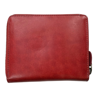 Holzrichter leather wallet, red