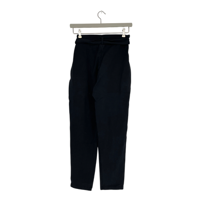 Riva Clothing mukava belted sweatpants, black | woman M