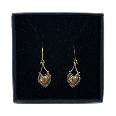 Kalevala Koru helinä earrings, bronze