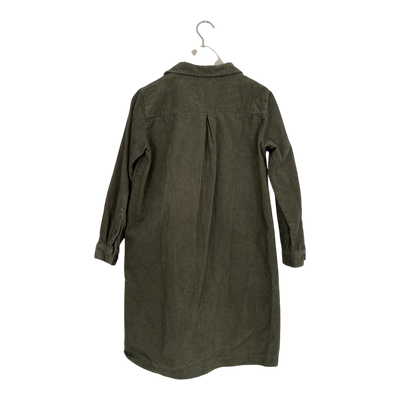 People Tree corduroy dress, dark green | woman 36