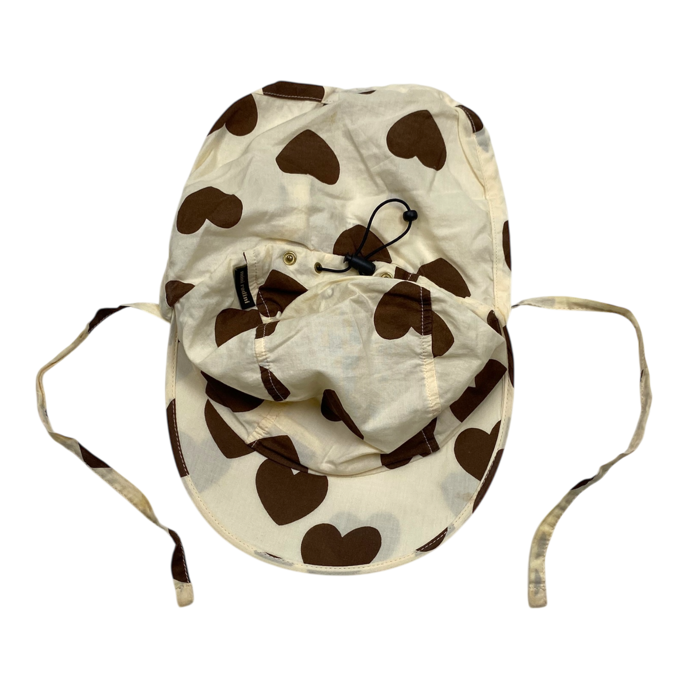 Mini Rodini summer cap, hearts | 52/54cm