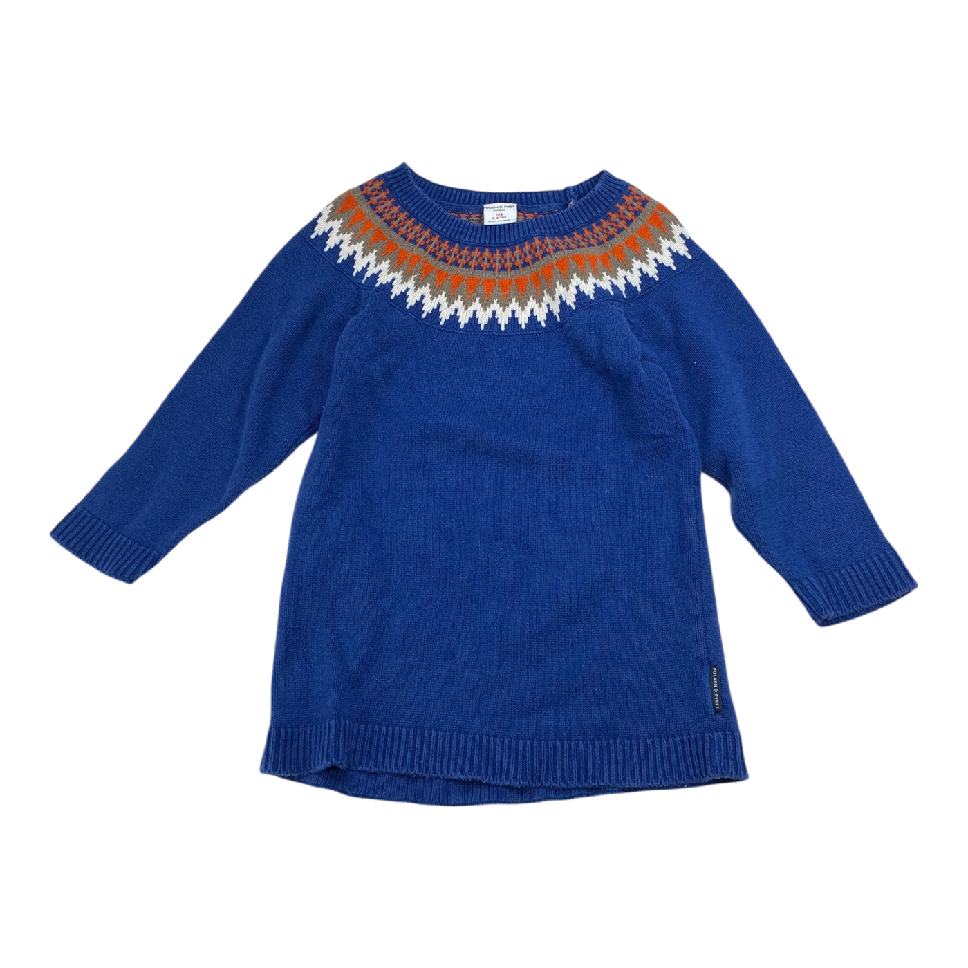 Polarn O. Pyret knit sweater, blue | 104cm