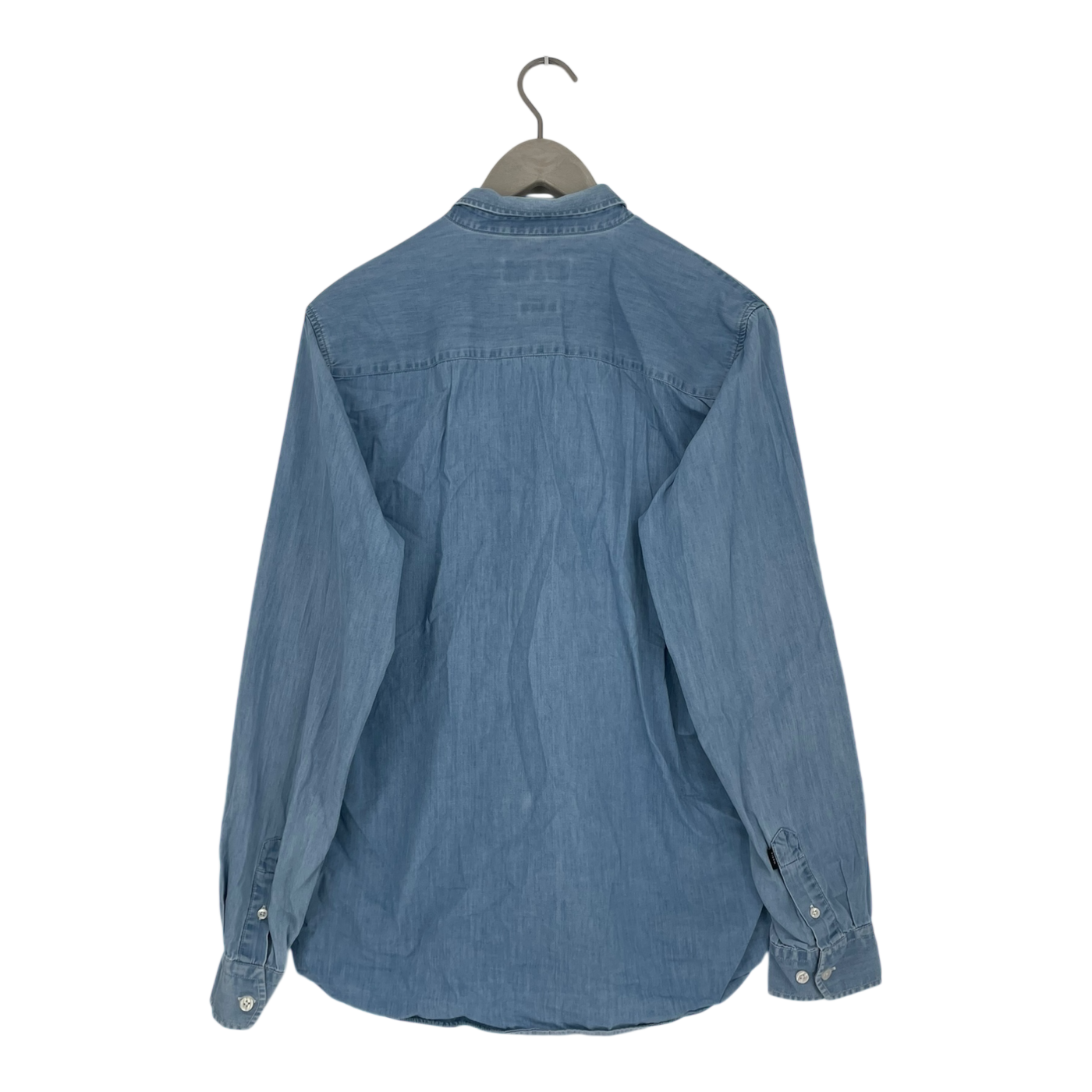 Makia buttoned shirt, denim | man XL