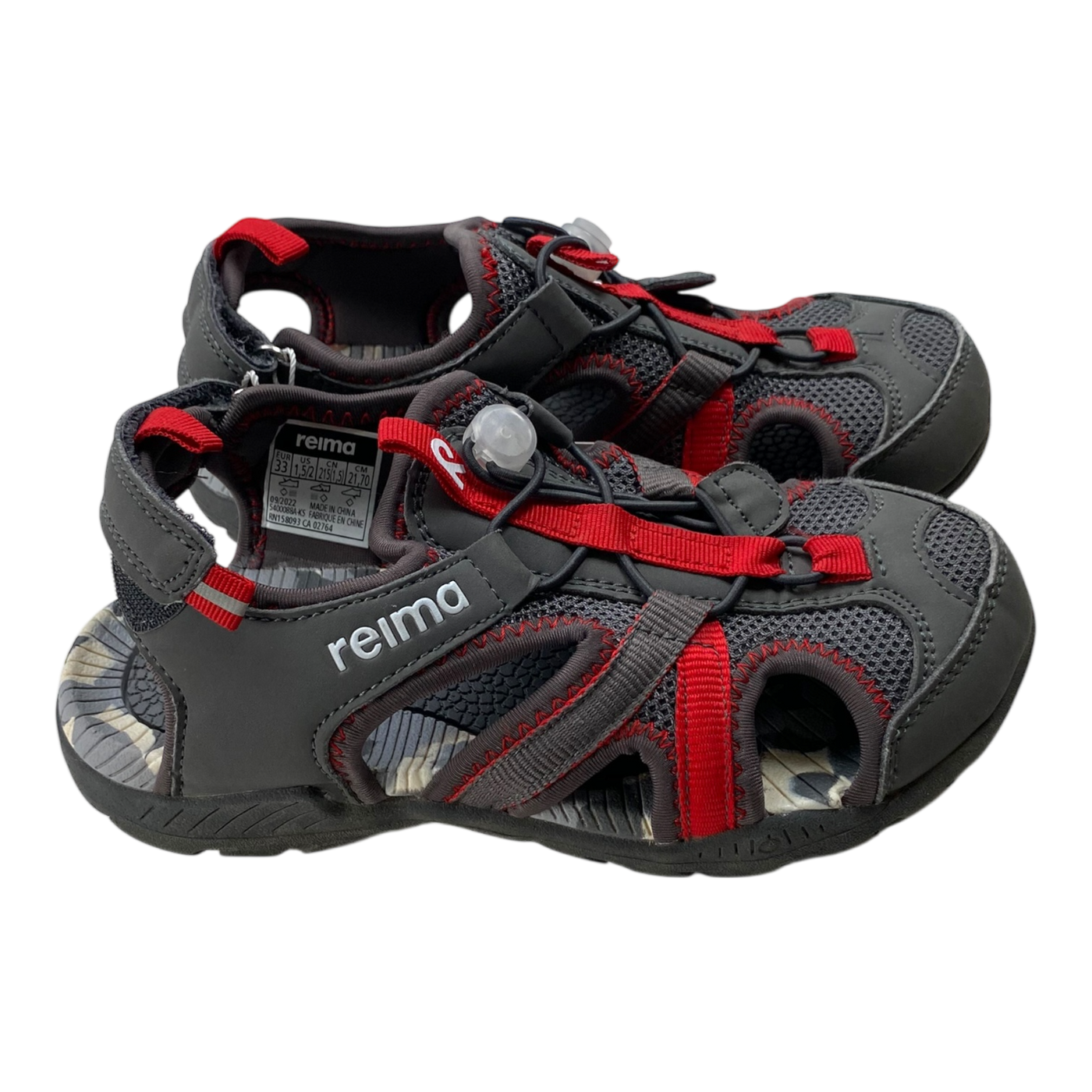 Reima hiekalla sandals, grey | 33