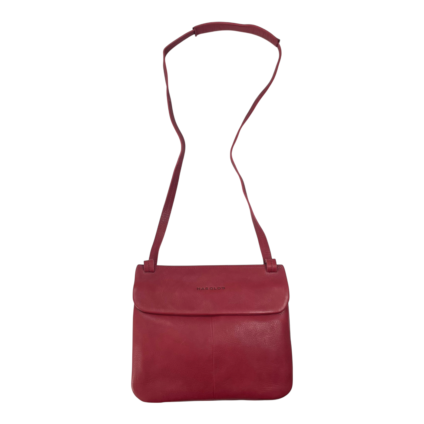 Harold's Bags leather chacoral smooth shoulder bag triple, wine