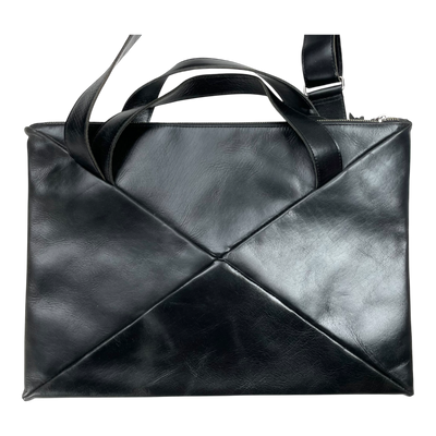 Harold's Bags leather messenger bag, black