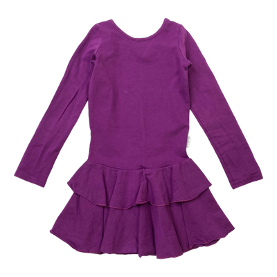 Gugguu frilla dress, purple | 104cm