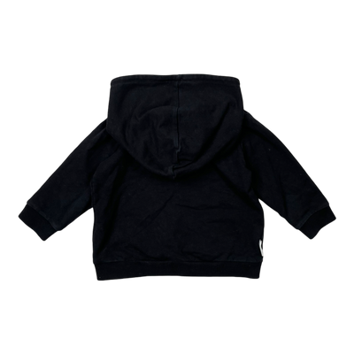 Gugguu basic hoodie, black | 86cm