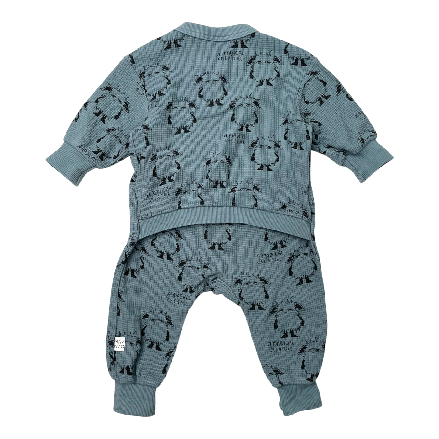 Mainio waffle jumpsuit, a magical creature | 62/68cm