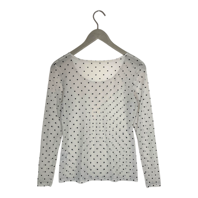 R/H Studio mesh shirt, dots | woman M