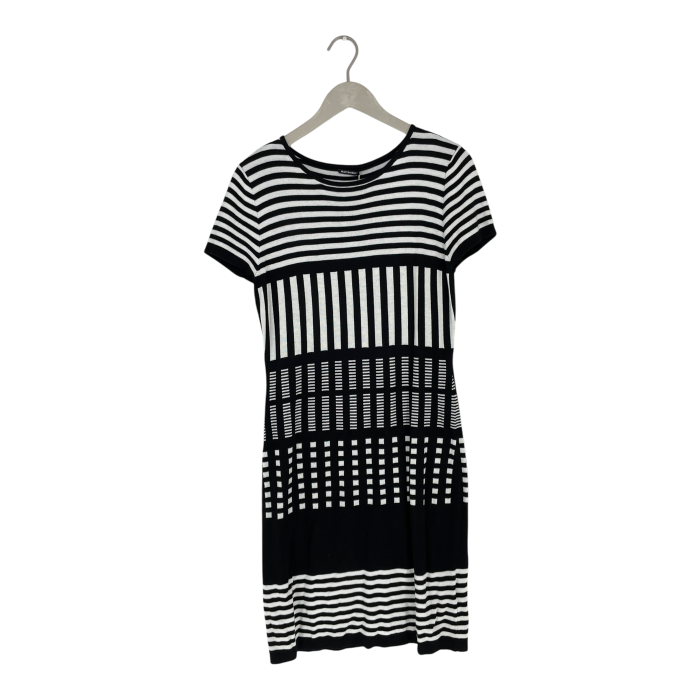 Marimekko vintage laila knitted dress, stripes | woman M