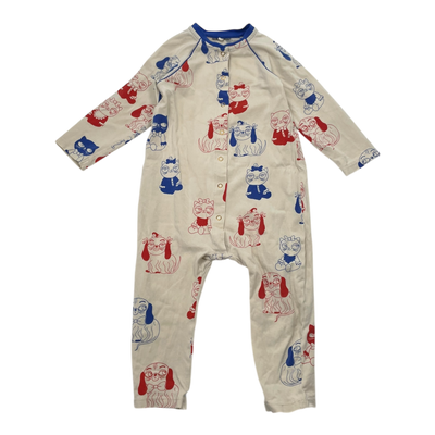 Mini Rodini jumpsuit, cat & dog | 80/86cm