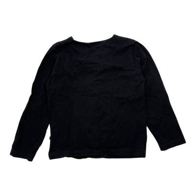 Kaiko button shirt, black | 98/104cm