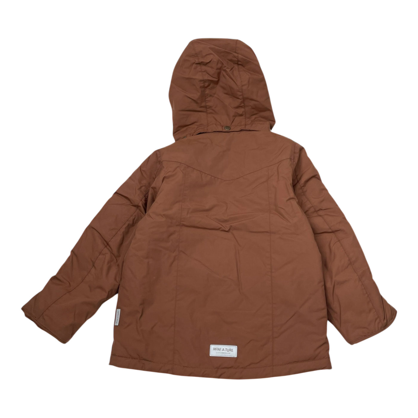 Mini A Ture matvestyn winter jacket, chocolate | 116cm