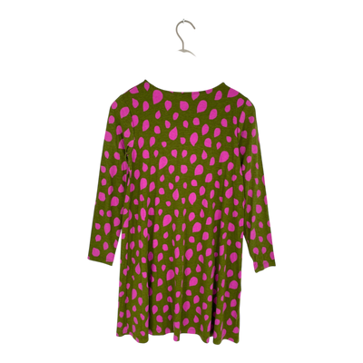 Marimekko Imidi Tunika Kleid, Grün/Fuchsia | Frau XS