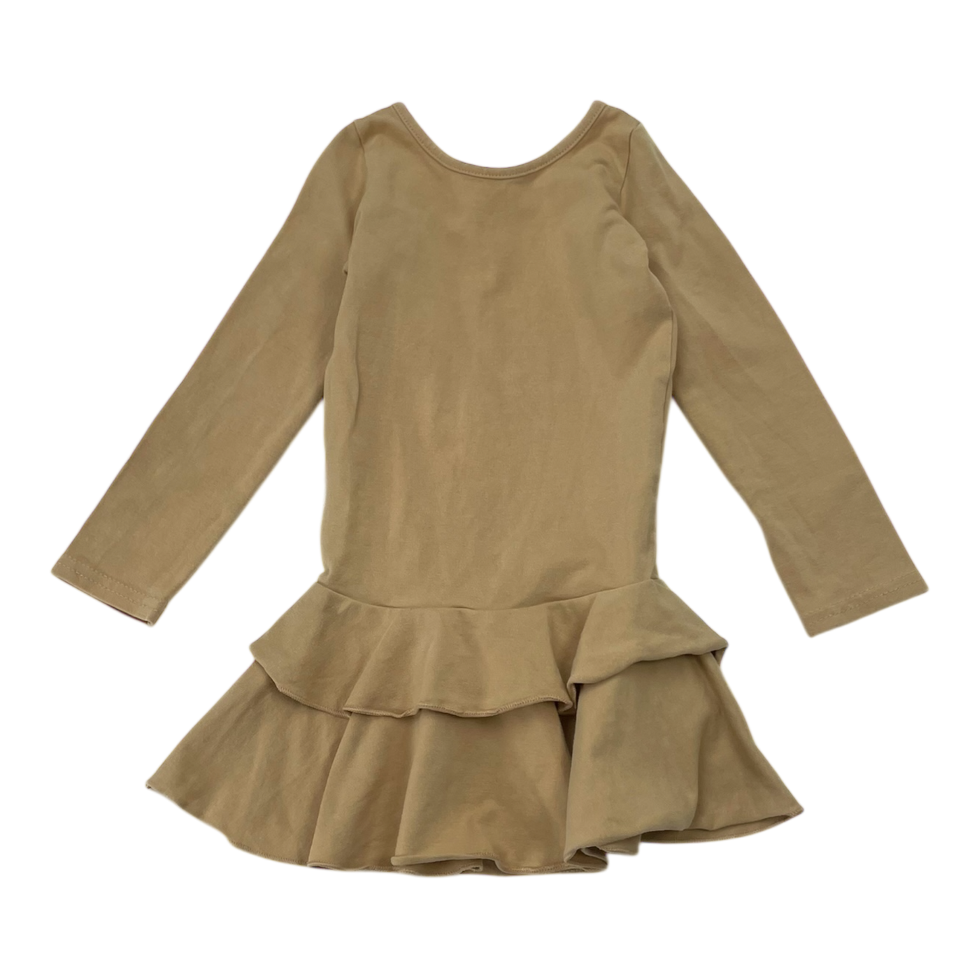 Gugguu frilla dress, sand | 74cm